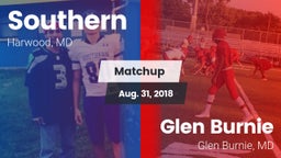 Matchup: Southern vs. Glen Burnie  2018