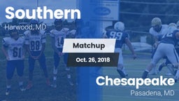 Matchup: Southern vs. Chesapeake  2018