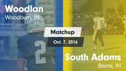Matchup: Woodlan vs. South Adams  2016