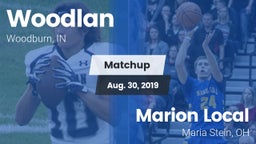 Matchup: Woodlan vs. Marion Local  2019