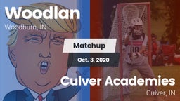 Matchup: Woodlan vs. Culver Academies 2020