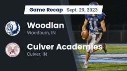 Recap: Woodlan  vs. Culver Academies 2023