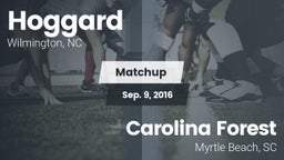 Matchup: Hoggard vs. Carolina Forest  2016