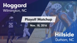 Matchup: Hoggard vs. Hillside  2016