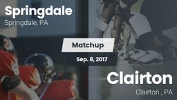 Matchup: Springdale vs. Clairton  2017