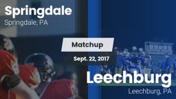 Matchup: Springdale vs. Leechburg  2017