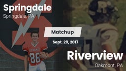 Matchup: Springdale vs. Riverview  2017