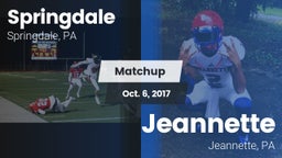 Matchup: Springdale vs. Jeannette  2017