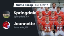 Recap: Springdale  vs. Jeannette  2017