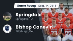 Recap: Springdale  vs. Bishop Canevin  2018