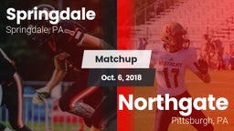 Matchup: Springdale vs. Northgate  2018