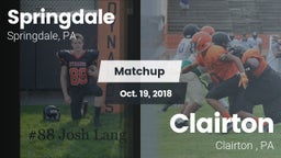 Matchup: Springdale vs. Clairton  2018