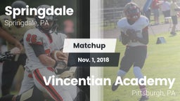 Matchup: Springdale vs. Vincentian Academy  2018