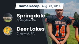 Recap: Springdale  vs. Deer Lakes  2019