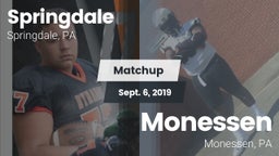 Matchup: Springdale vs. Monessen  2019