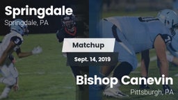 Matchup: Springdale vs. Bishop Canevin  2019