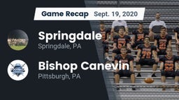 Recap: Springdale  vs. Bishop Canevin  2020