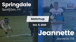 Matchup: Springdale vs. Jeannette  2020