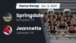 Recap: Springdale  vs. Jeannette  2020