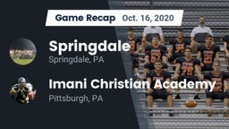 Recap: Springdale  vs. Imani Christian Academy  2020