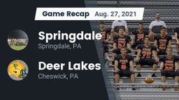Recap: Springdale  vs. Deer Lakes  2021