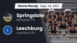 Recap: Springdale  vs. Leechburg  2021