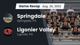 Recap: Springdale  vs. Ligonier Valley  2022