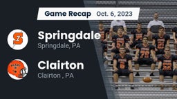Recap: Springdale  vs. Clairton  2023