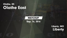 Matchup: East  vs. Liberty  2016