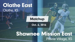 Matchup: East  vs. Shawnee Mission East  2016