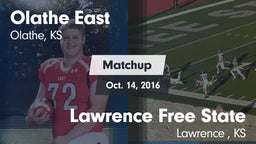 Matchup: East  vs. Lawrence Free State  2016