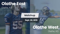 Matchup: Olathe East High Sch vs. Olathe West   2019