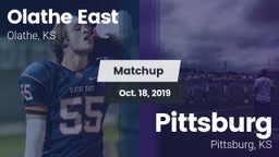 Matchup: Olathe East High Sch vs. Pittsburg  2019