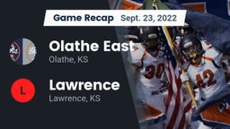Recap: Olathe East  vs. Lawrence  2022