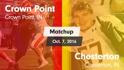 Matchup: Crown Point vs. Chesterton  2016
