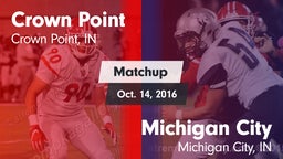 Matchup: Crown Point vs. Michigan City  2016
