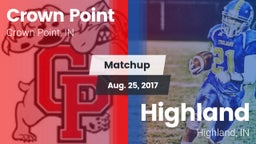 Matchup: Crown Point vs. Highland  2017
