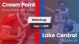 Matchup: Crown Point vs. Lake Central  2018