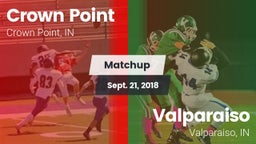 Matchup: Crown Point vs. Valparaiso  2018