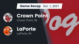 Recap: Crown Point  vs. LaPorte  2021