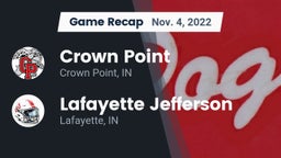 Recap: Crown Point  vs. Lafayette Jefferson  2022