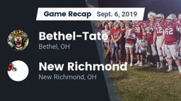 Recap: Bethel-Tate  vs. New Richmond  2019