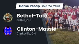 Recap: Bethel-Tate  vs. Clinton-Massie  2020