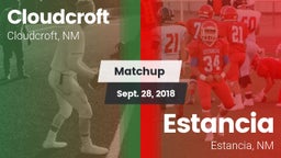 Matchup: Cloudcroft vs. Estancia  2018