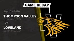 Recap: Thompson Valley  vs. Loveland  2016