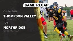 Recap: Thompson Valley  vs. Northridge  2016
