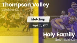Matchup: Thompson Valley vs. Holy Family  2017