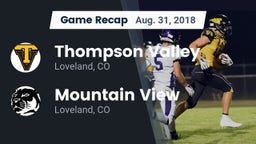 Recap: Thompson Valley  vs. Mountain View  2018