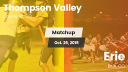Matchup: Thompson Valley vs. Erie  2018