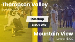 Matchup: Thompson Valley vs. Mountain View  2019